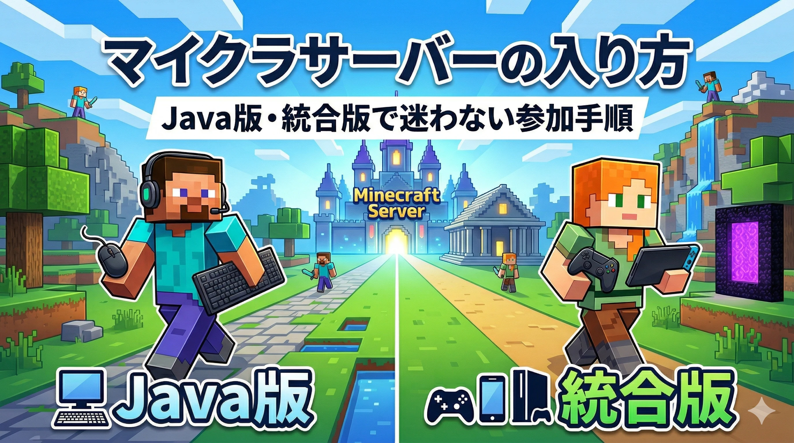 マイクラサーバーの入り方